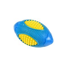 Balle ovale rebondissante pour chien avec effets sonores