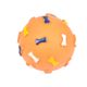 Balle sonore chien orange D 12cm