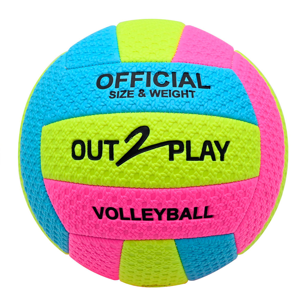 Ballon de volley multicolore D 22cm