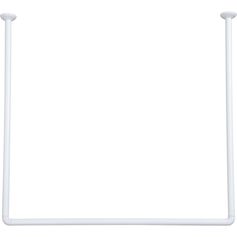 Barre de douche d'angle U 80x80cm