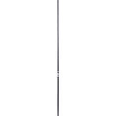 Barre pour tringle à rideaux bois grise 2m D 28mm
