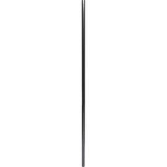 Barre pour tringle à rideaux bois noir 1.50m D 28mm