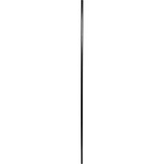 Barre pour tringle à rideaux bois noir 2m D 28mm