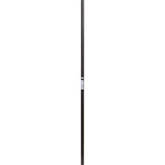 Barre pour tringle à rideaux bois teinté 1.50m D 28mm