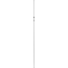 Barre pour tringle à rideaux fer blanc 1.80m D 20mm