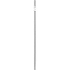 Barre pour tringle à rideaux fer forgé noire 1.50m