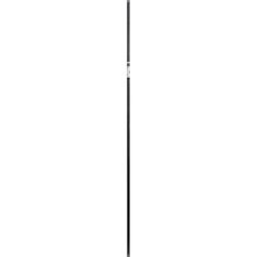 Barre pour tringle à rideaux fer forgé noire 1.80m