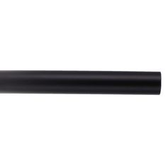Barre pour tringle à rideaux fer noir 1.60m D 28mm