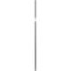 Barre pour tringle à rideaux fer noir 1.80m D 20mm