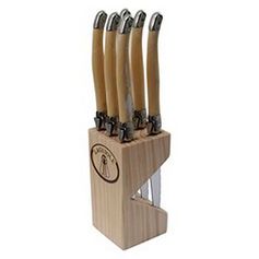Bloc 6 couteaux LAGUIOLE 24x6.5cm