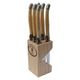 Bloc 6 couteaux LAGUIOLE 24x6.5cm