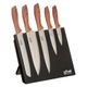 Lot de 5 couteaux de cuisine et bloc de rangement aimanté