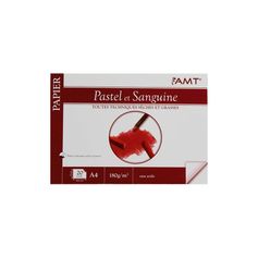 Bloc de 20 feuilles pour pastel et sanguine A4 180g/m²