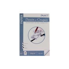 Bloc de 30 feuilles pour dessin et croquis A3 150g/m²