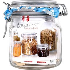 Bocal Borgonovo en verre 0.75L