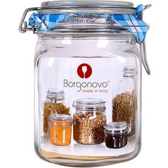 Bocal Borgonovo en verre 1L