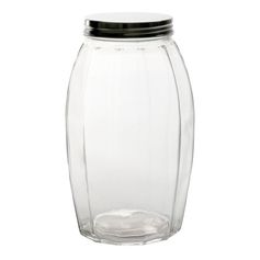 Bocal côtelé verre et inox 2.35L