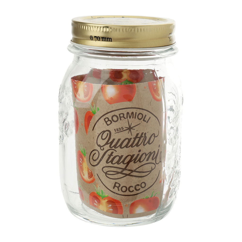 Bocal en verre 0.5L - QUATTRO STAGIONI