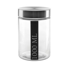 Bocal en verre et inox 1.1L