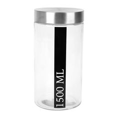 Bocal en verre et inox 1.5L