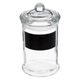 Bocal verre avec étiquette ardoise 0.35L