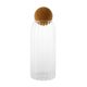 Bocal verre et bouchon boule liège 1L
