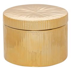 Boîte à bijoux céramique or H9cm