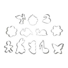 Boite à biscuits et lot de 12 emporte pièces inox - NOEMIE HONIAT