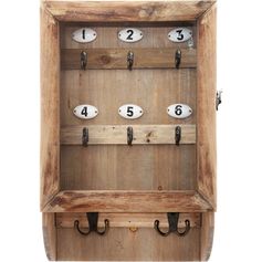 Boîte à clefs ORNELLA bois 38x27cm