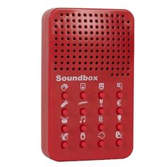 Boîte à effets sonores rouge