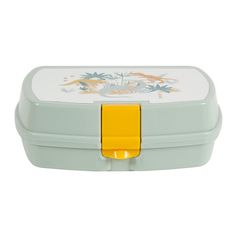 Boite à goûter plastique dinosaure 17x6x12.5cm