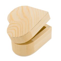 Boite cœur bois 9x9x6cm