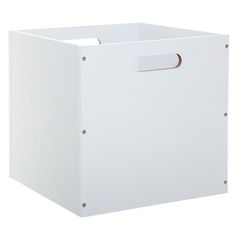 Boîte de rangement Mix'n Modul bois blanche 31x31cm