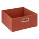 Boîte de rangement Mix'n Modul chrome terracotta 31x15cm