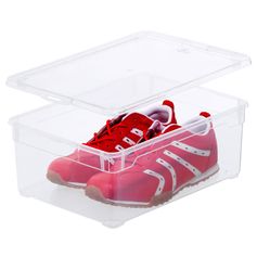 Boite de rangement plastique transparent 36.5x14x26.5cm