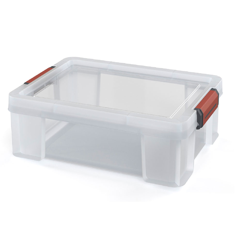 Boite plastique rectangle 750 ml avec couvercle - Pots - topflacon