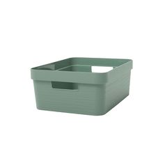Boite de rangement Stone vert 12L