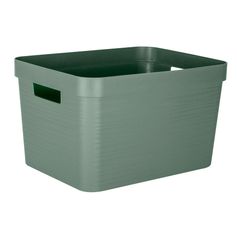 Boite de rangement Stone vert 30L