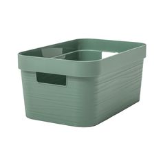 Boite de rangement Stone vert 6L