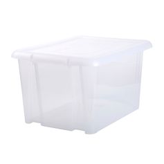 Boite de rangement transparente 80L