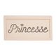 Boite lumineuse bois inscription Princesse 30x15x3.5cm