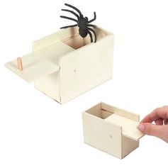 Boîte surprise araignée H 6cm