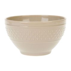 Bol faïence GRAIN DE RIZ beige 67cl - LETHU