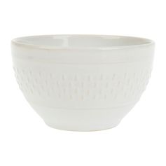 Bol faïence GRAIN DE RIZ blanc 30cl - LETHU