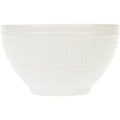 Bol faïence GRAIN DE RIZ blanc 67cl - LETHU