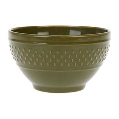 Bol faïence GRAIN DE RIZ vert 67cl - LETHU