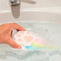 Bombe de bain effet arc-en-ciel 150g