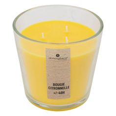 Bougie à la citronnelle 500g 13.5x12.5cm