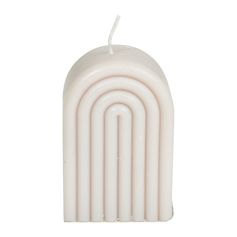 Bougie arche blanche H 9cm