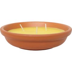 Bougie citronnelle pot terre cuite D15cm